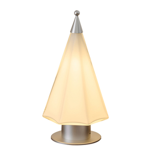 包豪斯雪松树触摸充电台灯高级感圣诞礼物可移动主卧室床头小夜灯