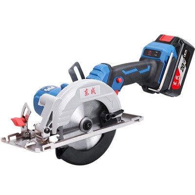 东成锂电电圆锯7寸9圆盘手提木工专用电锯充电式手电动切割机东城