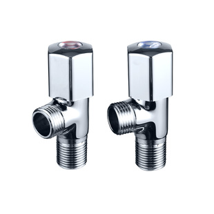 九牧卫浴角阀三角阀全铜冷热水阀门开关三通分水阀一进二出分水器