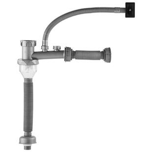 金案菜盆下水管厨房老式防反臭神器单双套装加长防臭配件大全三通