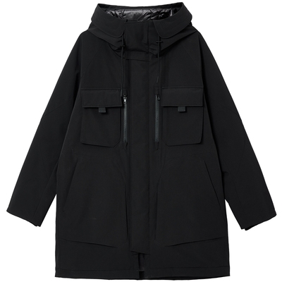 【AT系列】杰克琼斯AIZAWA设计师联名男装棉服冬季新款保暖中长款