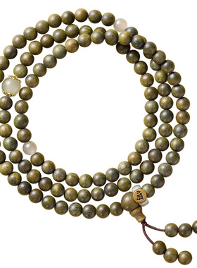 【本命年】天然绿檀本命佛手串