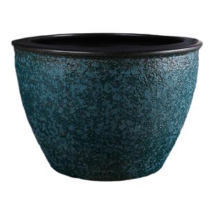 景德镇粗陶陶瓷鱼缸睡莲盆荷花大缸碗莲盆缸庭院仿石大水缸锦鲤缸