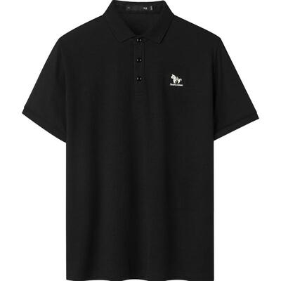海澜之家凉感翻领撞色刺绣POLO衫