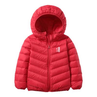 连帽轻薄童装儿童羽绒服
