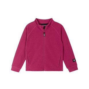 芬兰reima秋冬新款男女儿童中童弹力抓绒保暖运动开衫卫衣