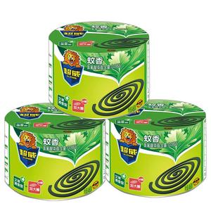 超威蚊香家用驱蚊非无毒清香加大圈植物盘香微烟家用室内驱蚊正品