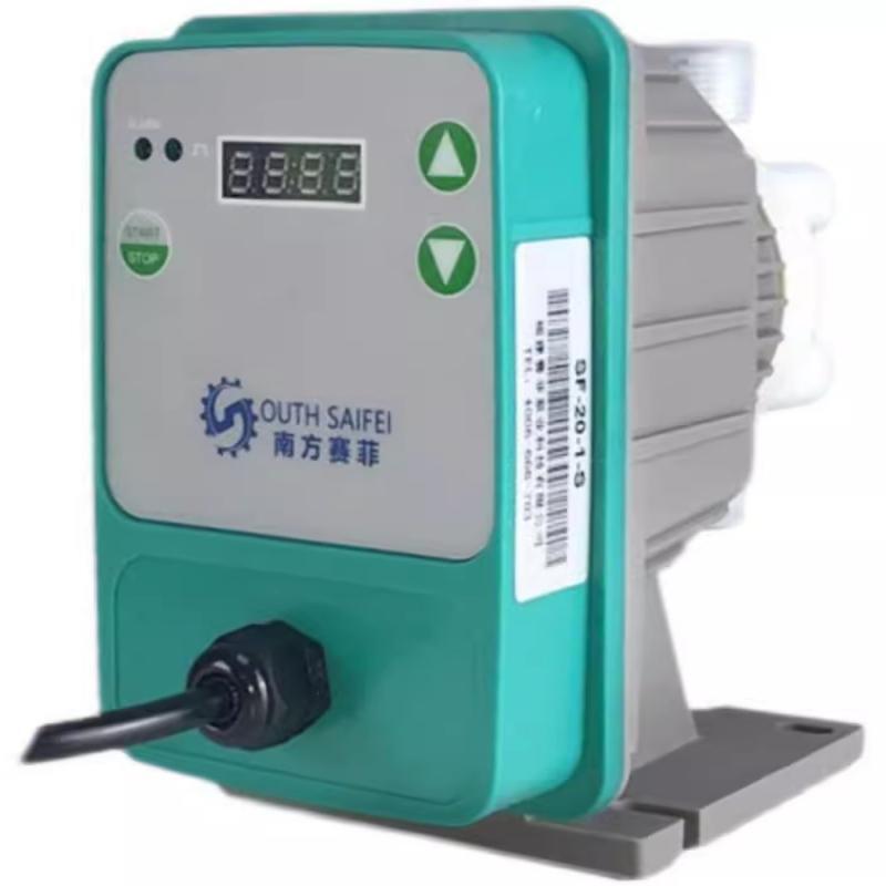 南方賽菲電磁隔膜計(jì)量泵耐酸堿流量可調(diào)節(jié)加藥泵污水處理投加泵