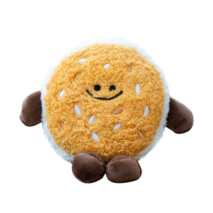 常州趣味文创美食麻糕毛绒玩偶玩具挂件钥匙扣可爱小公仔创意礼物