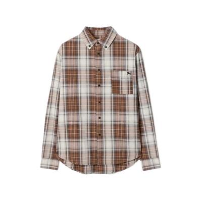 马德拉斯格纹棉质衬衫BURBERRY