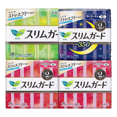 花王乐而雅零触感组合套装卫生巾