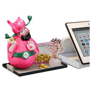 爱蒂可四喜财神摆件开业礼物高档店铺收银前台新店送朋友乔迁礼品