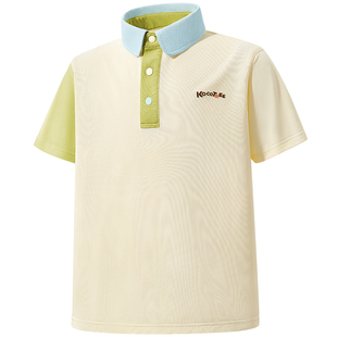 KK树儿童防晒t恤宝宝短袖polo衫男童女孩吸湿速干运动上衣凉感A类