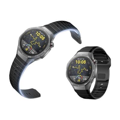 适用华为GT6pro氟橡胶FKM红watch5手表带watchgt5钛空版腕表带运动GT4智能watch4pro瑞红GT3男士2pro春夏女生