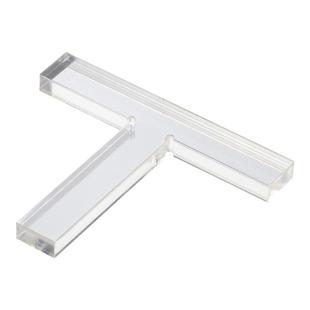 篆刻透明L型印规印板盖印定位亚克力T型印矩文房四宝印章垫子工具