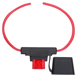 汽车防水保险盒车用保险丝座插片摩托简易取电器带线保险接线端子