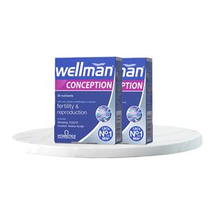 vitabiotics进口叶酸男士备孕前专用提活力锌精子复合维生素2件装