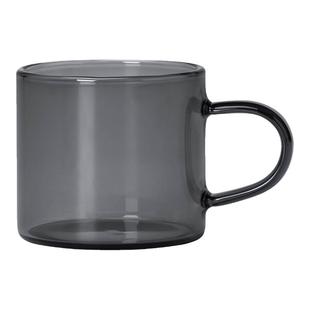 玻璃茶杯套装家用功夫茶具小把杯水杯简约主人杯单杯带把品茗杯