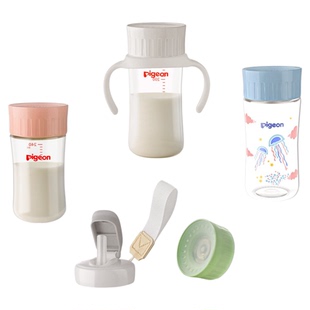 适配贝亲嘬口杯盖奶瓶配件转换盖直饮吸管学饮水杯盖通用奶瓶盖子