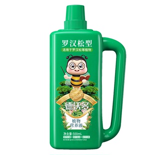 罗汉松专用肥营养液松树叶枯病柏松叶面肥金钻雀舌盆栽肥料治黄叶