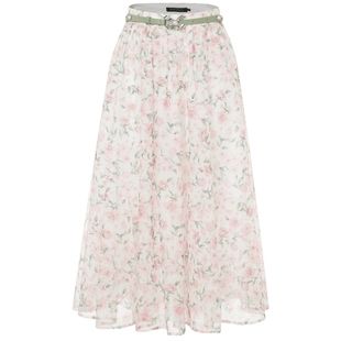 【奥莱】MAXRIENY浪漫碎花半身裙夏款玫瑰印花裙