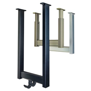 树凡铝型材顶装衣服挂杆浅柜悬吊挂杆纵向横杆加长晾衣杆衣通配件