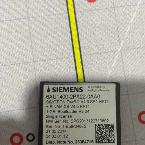 售前询价6AU1400-2PA22-0AA0 CF卡 工控自动化储存配件议价维修