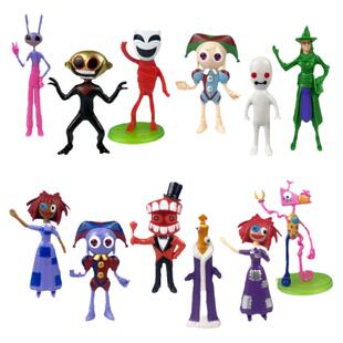 神奇数字马戏团手办的玩具帕姆尼贾克斯周边钥匙扣书包挂件人仔摆