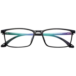配玻璃镜片近视眼镜男全框100/200/300/400成品有度数变色近视镜