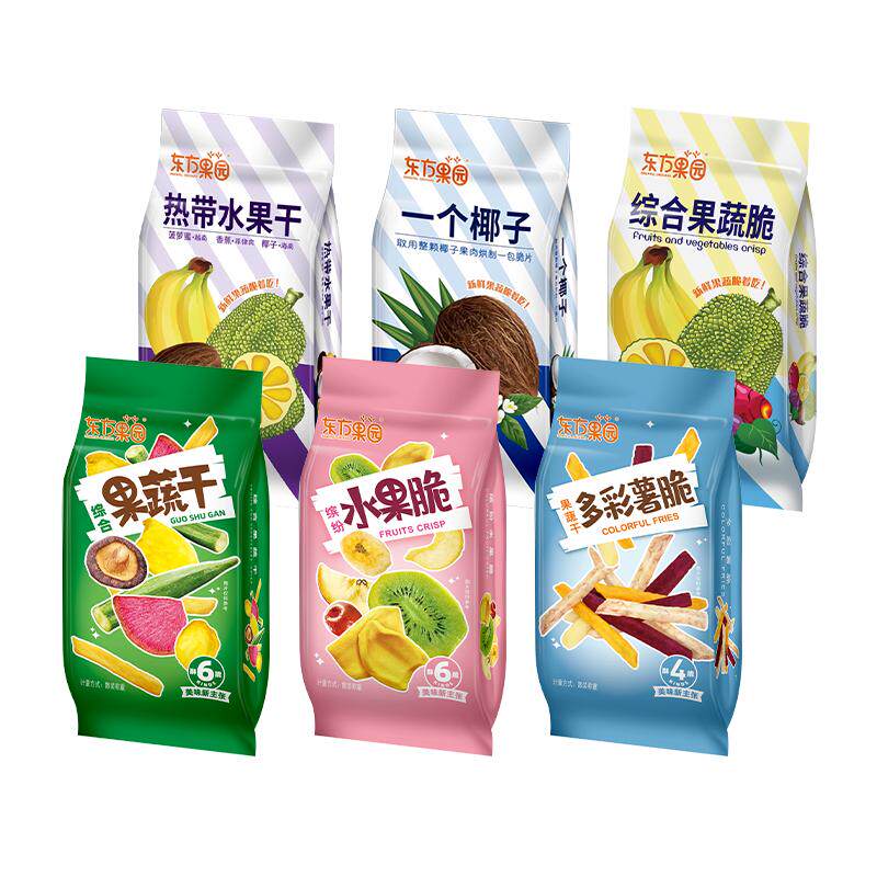 东方果园果蔬脆手抓包综合果蔬脆蔬果干/香菇干/混合