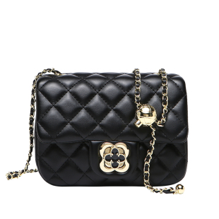 圣米洛今年流行爆款包包女2026新款潮小香风软皮菱格链条斜挎包