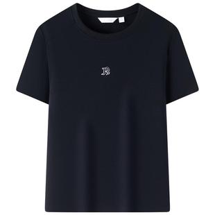 Navigare意大利小帆船基础款短袖T恤女26夏季新品纯棉老钱风体恤