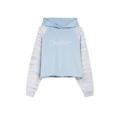 陈伟霆CANOTWAIT插肩袖帽衫