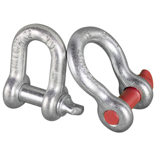 力拓中用弓形卸扣U型D形卸扣起重弓型吊钩吊环卡环马蹄卡扣锁具