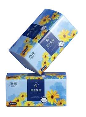 丽邦抽纸大包装加大加厚整箱