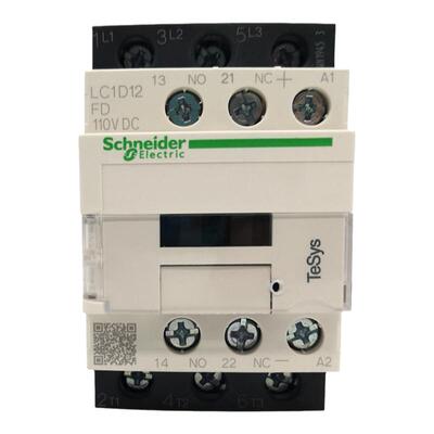 原装正品施耐德 LC1D12FDC直流接触器 110VDC 12A 电梯运行接触器