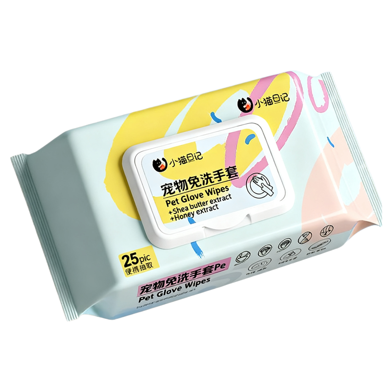 【宠物清洁神器】宠物免洗手套