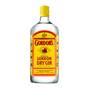 哥顿金酒 Gordon's杜松子酒伦敦干味毡酒  GIN 琴酒洋酒基酒750ml