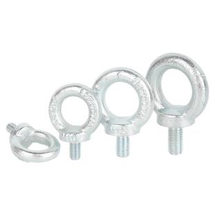 德标国标镀锌吊环螺丝船用配件加长起重吊螺栓O型环形吊丝螺钉