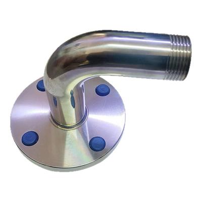 304316L不锈钢法兰弯头外丝接头