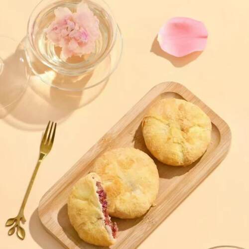 云南特产传统现做原味鲜花饼*1盒