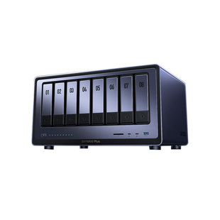 绿联私有云DXP8800 Plus八盘位万兆NAS网络存储 企业数据存储AI服务器 雷电4 团队资料共享备份网盘 RAID阵列
