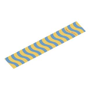 糖果想象门槛地垫石多巴胺配色吸水硅藻泥地垫加厚窄条形波浪脚垫