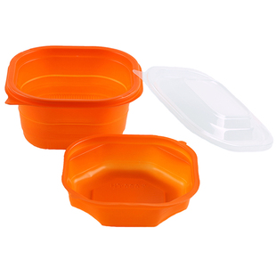 旭日餐具双层一次性餐盒快餐盒外卖盒打包盒盖浇饭盒上下层双拼盒