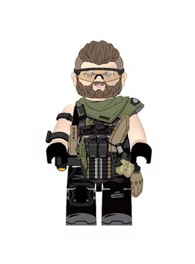 三角洲行动周边猛攻乌鲁鲁红皮巡飞弹小手办模型乐高人仔积木玩具