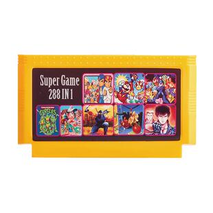 小霸王游戏机黄卡合集家用红白机fc游戏卡带高清8位经典游戏卡老式怀旧款魂斗罗热血