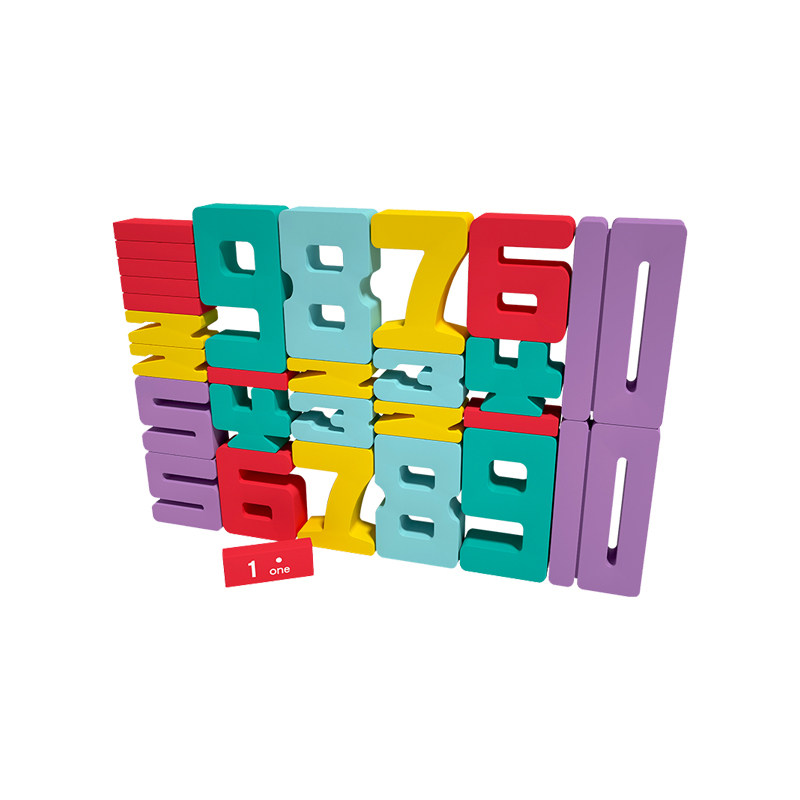 数字等量积木益智平衡叠叠乐教具
