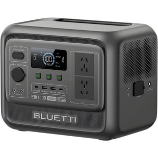 BLUETTI铂陆帝精英100Elite磷酸铁锂快充储能大容量功率便携式露营车载家用3C应急备用1度电220V移动户外电源