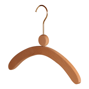 儿童实木衣架榉木小衣架服装店木头小孩衣撑宝宝新生婴儿木质衣挂