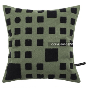 LIVING inc.内在秩序 中古抱枕几何复古客厅沙发靠垫大靠枕套方枕